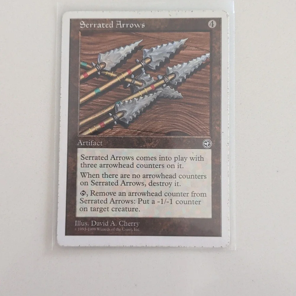 MTG 1990's Vintage Card Lot 8 Artifact Pack To Sleeve Near Mint